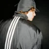 Adidas X Moon Boot Schwarze Trainingsjacke Adidas X Moon Boot Schwarze Trainingsjacke