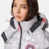Adidas X Moon Boot Silberne Daunenjacke Adidas X Moon Boot Silberne Daunenjacke