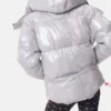 Adidas X Moon Boot Silberne Daunenjacke Adidas X Moon Boot Silberne Daunenjacke