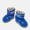 Crib-Stiefel aus elektrisch blauem Nylon Crib-Stiefel aus elektrisch blauem Nylon