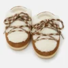Evx Braune Mules aus Lammfell