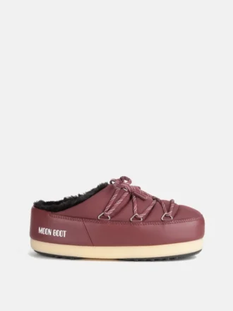 Evx Burgunderrote Nylon-Mules