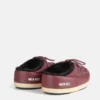 Evx Burgunderrote Nylon-Mules