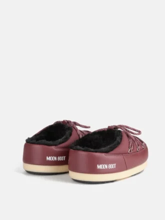 Evx Burgunderrote Nylon-Mules