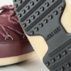 Evx Burgunderrote Nylon-Mules