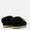 Evx Mules aus schwarzem Wildleder