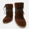Icon Braune Fleece-Stiefel
