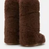 Icon Dark Brown Curly Extra Stiefel