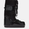 Icon Glance Stiefel aus schwarzem Satin