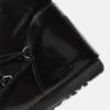 Icon Glance Stiefel aus schwarzem Satin
