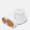 Icon Low White Faux-Fur Boots