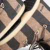 Jacquemus + Moon Boot Icon Low Beige gestreifte Filzstiefeletten