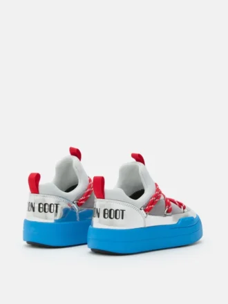Junior Park Low Lace Silver Space Race Sneaker