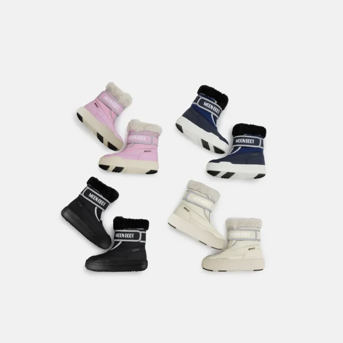 Junior Park Strap Stiefel in Creme Junior Park Strap Stiefel in Creme