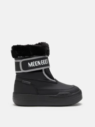 Junior Park Strap Stiefel in Schwarz