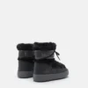 Ltrack Low Black Faux-Fur Stiefeletten
