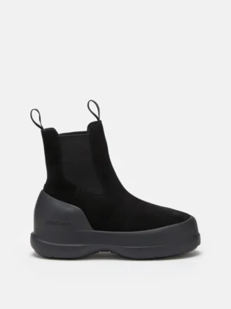 Luna Chelsea-Stiefel aus schwarzem Wildleder