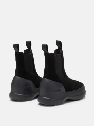 Luna Chelsea-Stiefel aus schwarzem Wildleder