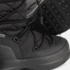 Mezzaluna Black Quilted Hohe Stiefel