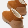 Mezzaluna Stiefeletten aus braunem Wildleder