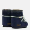 Moon Boot X Guest in Residence Icon Low Midnight & Grey Beaded Suede Stiefeletten