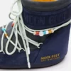 Moon Boot X Guest in Residence Icon Low Midnight & Grey Beaded Suede Stiefeletten