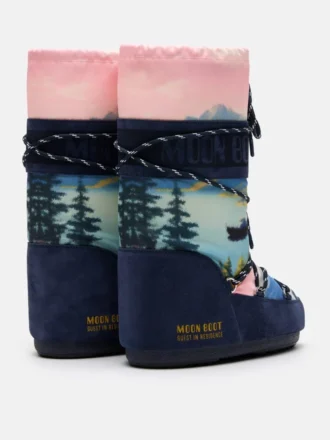 Moon Boot X Guest in Residence Icon Postcard Midnight Stiefel