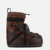 Moon Boot X Moncler Grenoble Icon Low Stiefeletten in Mokka-Braun