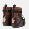 Moon Boot X Moncler Grenoble Icon Low Stiefeletten in Mokka-Braun
