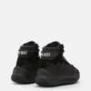 Moon247 Black Xlace Mid Sneaker