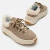 Moon247 City Beige Shearling Sneaker