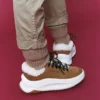 Moon247 City Brown Shearling Sneaker