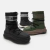 Moon247 Schwarze Polar-Stiefel