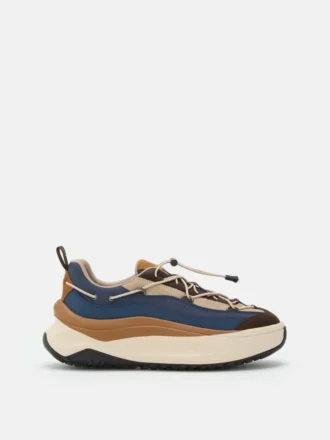 Moon247 Xlace Sneakers in Navy & Braun