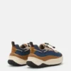 Moon247 Xlace Sneakers in Navy & Braun Moon247 Xlace Sneakers in Navy & Braun