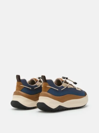 Moon247 Xlace Sneakers in Navy & Braun