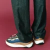 Moon247 Xlace Sneakers in Navy & Braun Moon247 Xlace Sneakers in Navy & Braun