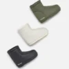 Schwarze Gummistiefel ohne Schnürsenkel Schwarze Gummistiefel ohne Schnürsenkel