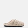 Teddy-Hausschuhe Beige Teddy-Hausschuhe Beige