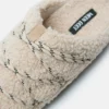 Teddy-Hausschuhe Beige Teddy-Hausschuhe Beige